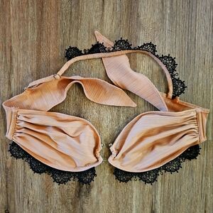 tube top lace bikini